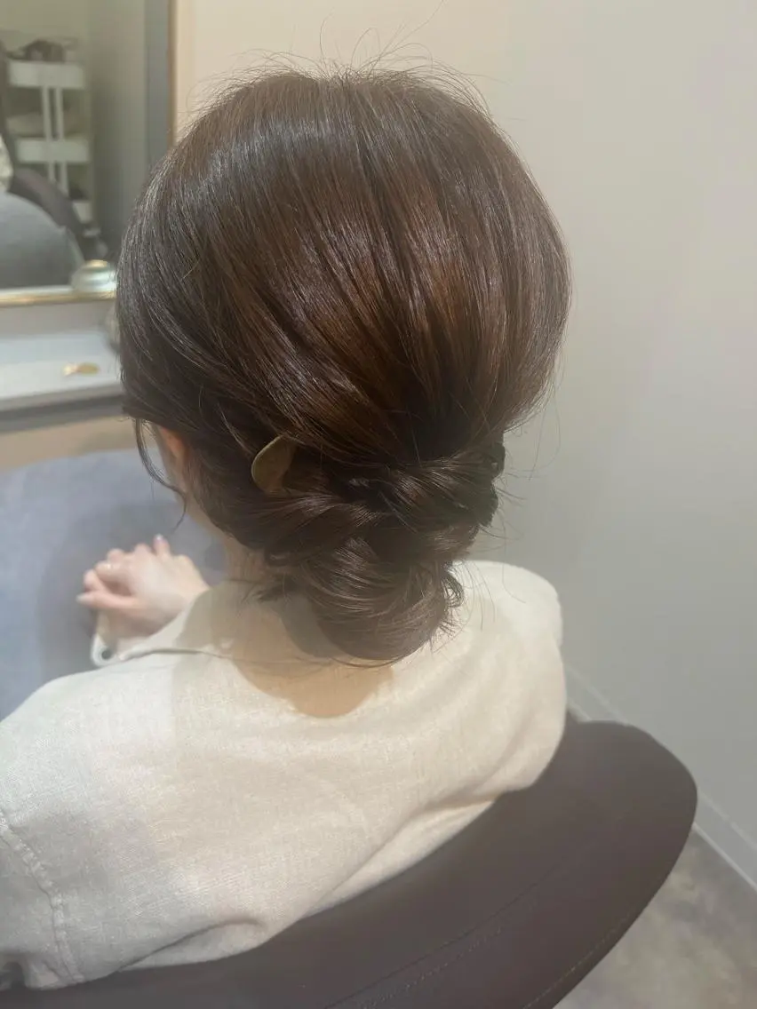 ヘアアレンジ ネイル ヘアセット ヘアメイクネイリスト hidemi中目黒のヘアスタイル