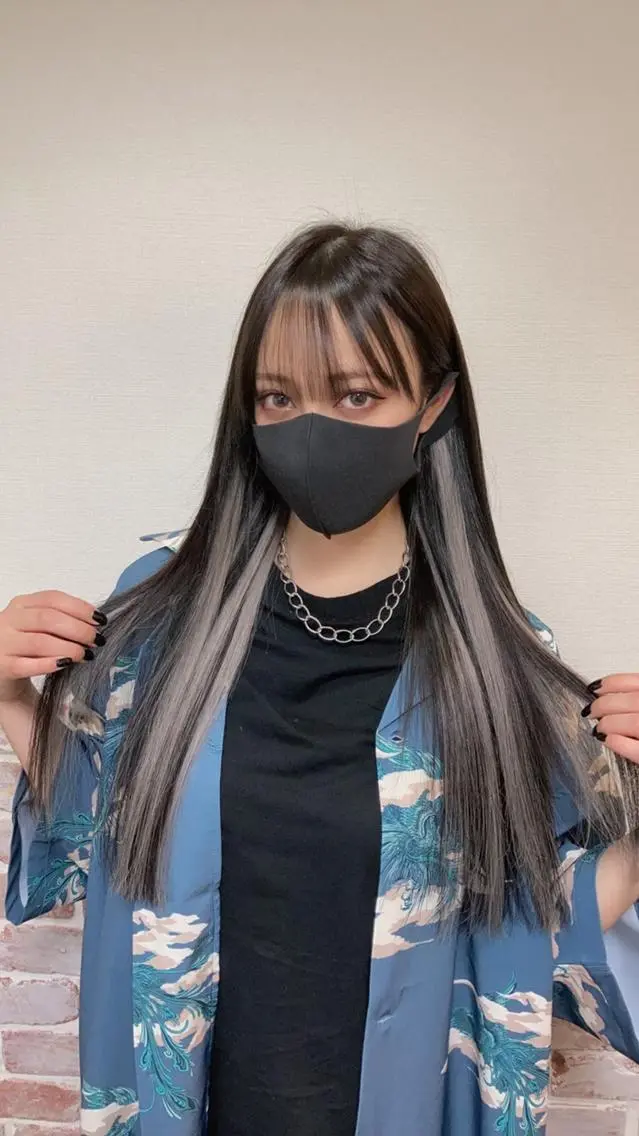 ロング カット エクステ 🪽新宿 プルエクステ🫧のヘアスタイル