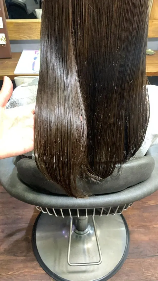 セミロング カラー ヘアカラー トリートメント chouette/ 根本優希のヘアスタイル