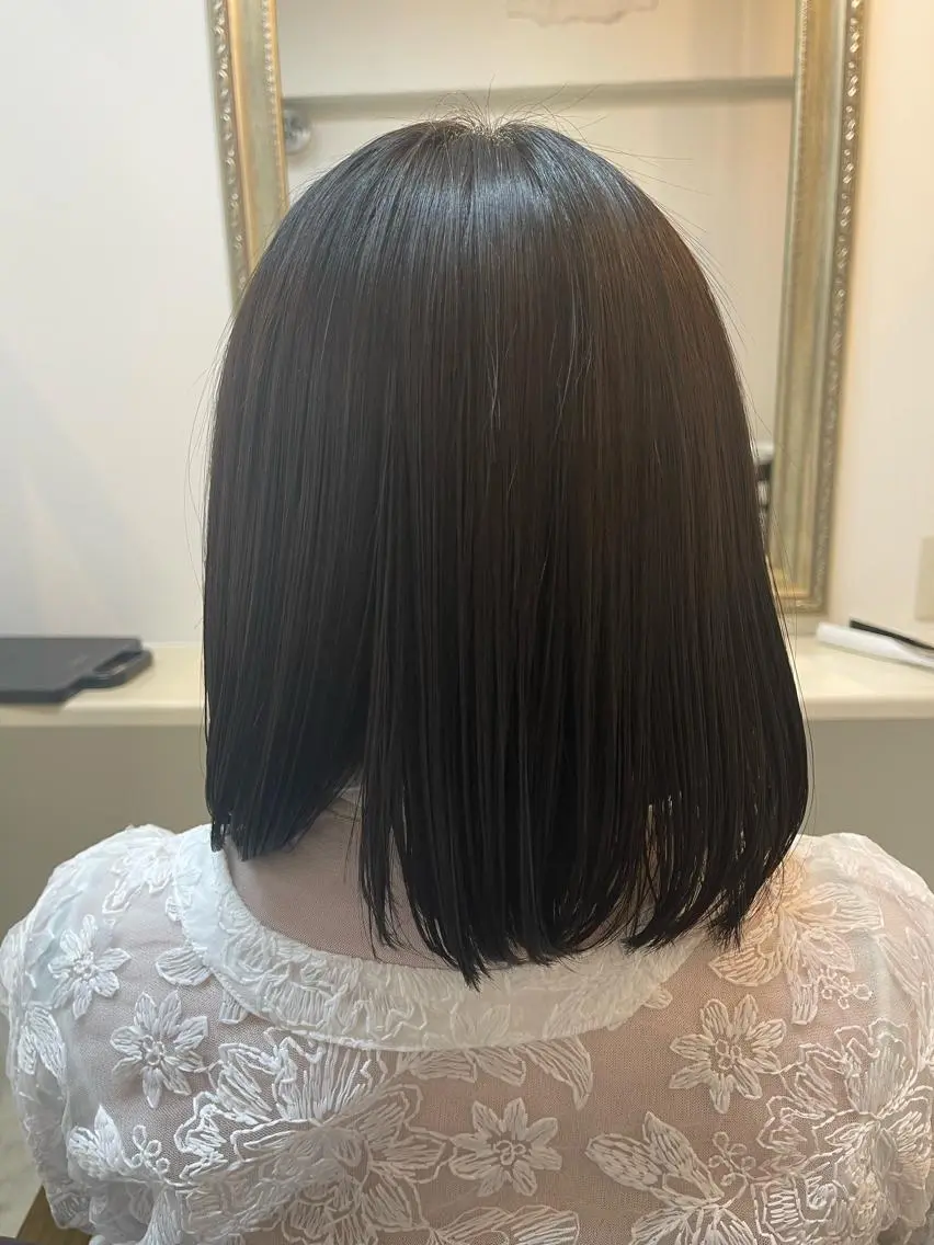 ミディアム トリートメント 酸性ストレート 縮毛矯正 黒木 健太のヘアスタイル