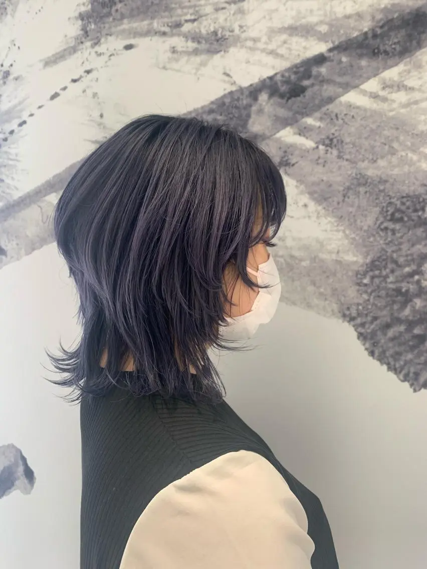 ミディアム カラー Takahashi Yuriのヘアスタイル