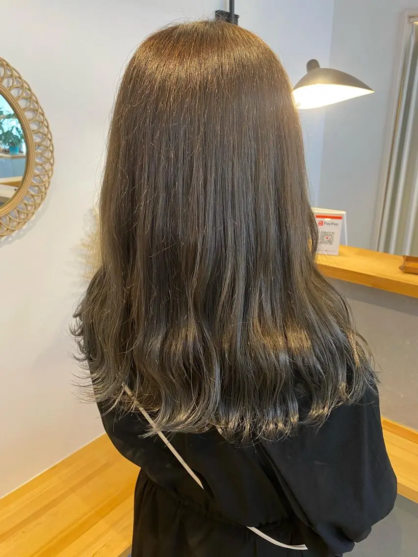 ロング カラー ブリーチ 透明感カラー ブリーチなしカラー カット ヘアカラー 🌼ハイライト透明感 🌼maiのヘアスタイル