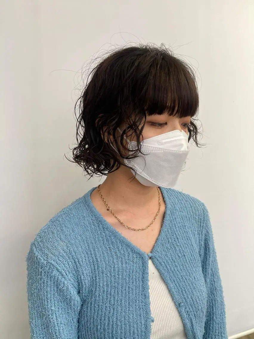 ショート パーマ ストレートパーマ カット パーマ 早瀬裕之 パーマのヘアスタイル
