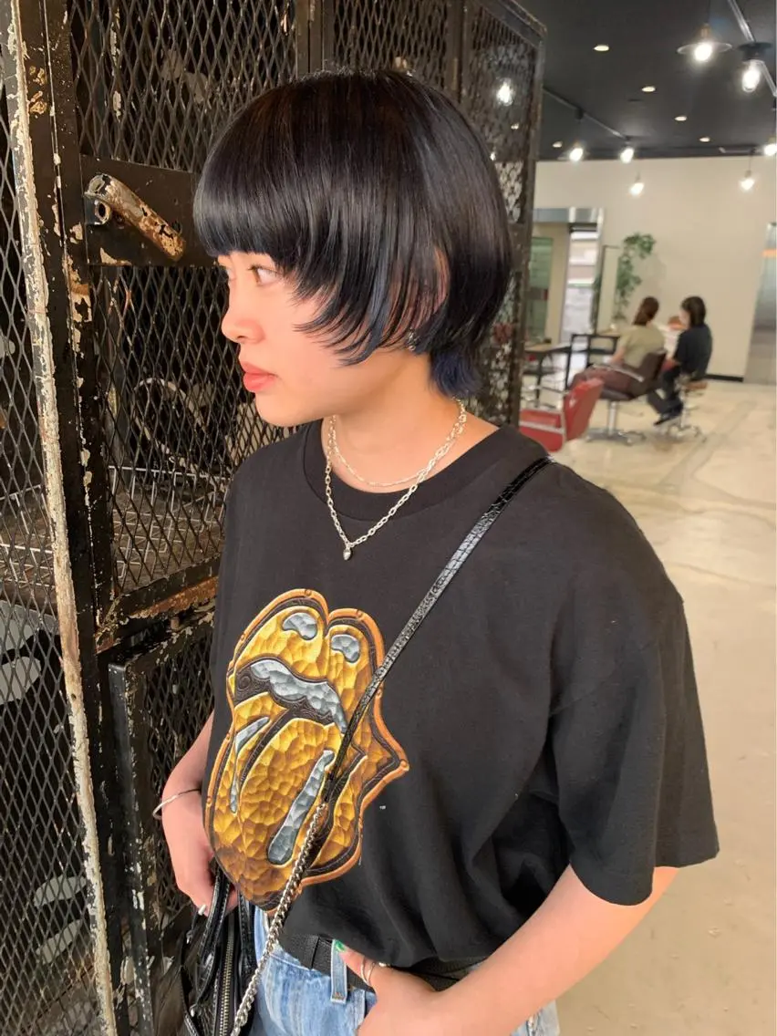 ショート カラー カット ヘアカラー 盛田 修将のヘアスタイル