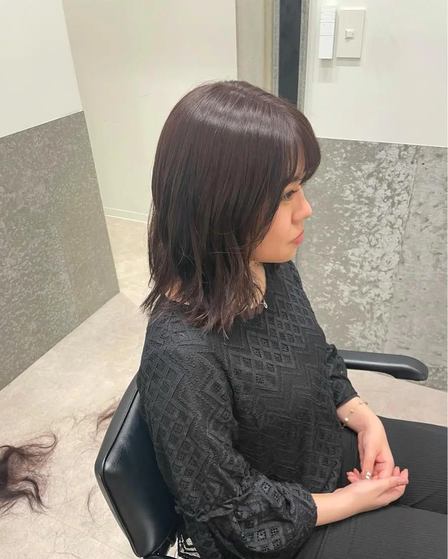ミディアム minatsu 東京の技術を京都でのヘアスタイル