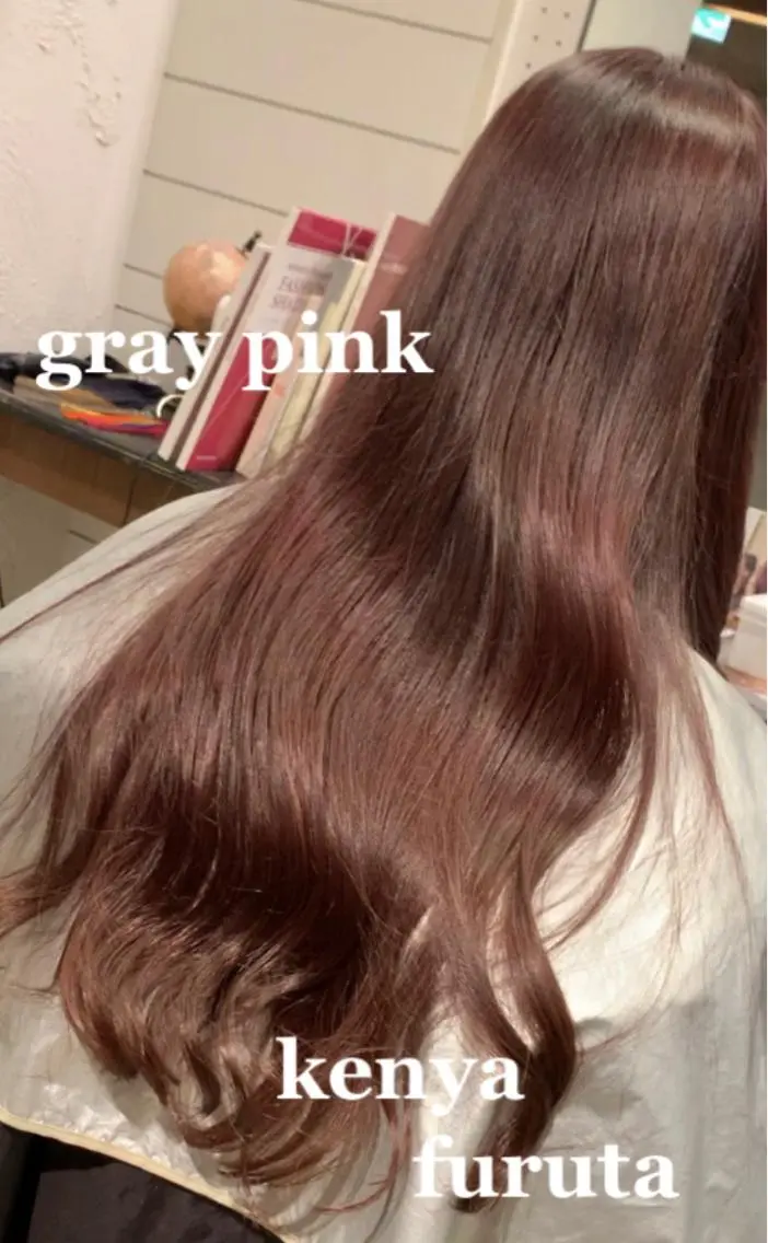 ロング カラー 古田 賢哉のヘアスタイル