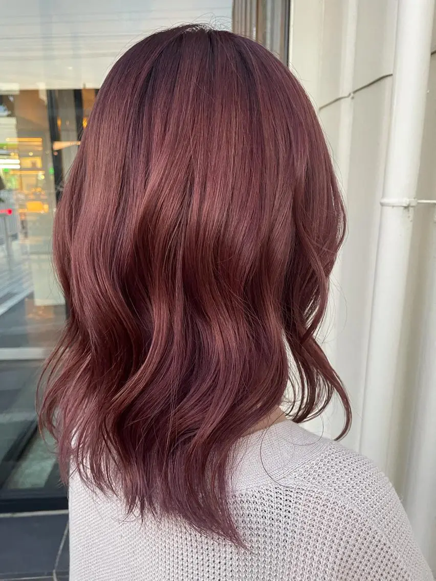 セミロング カラー 田中 沙織のヘアスタイル
