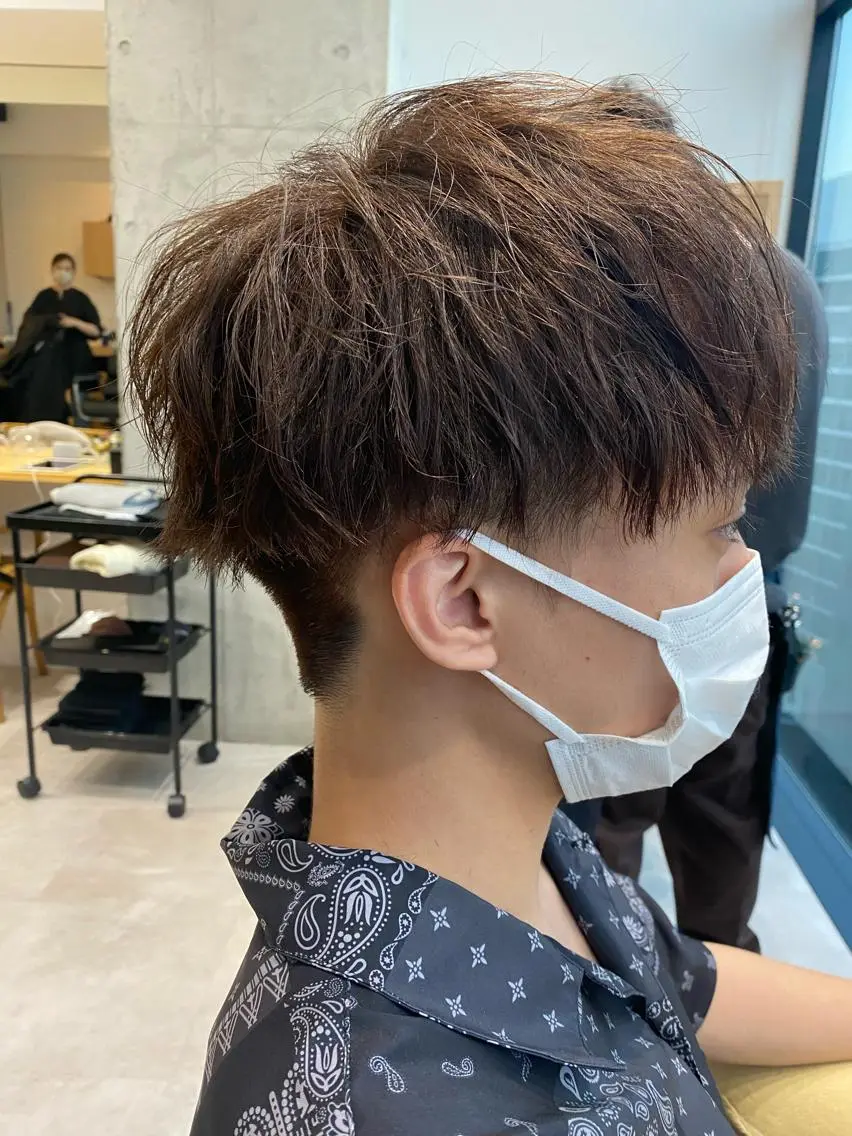 パーマ メンズ カット パーマ トリートメント 似合う髪型見つけます AYAKAのヘアスタイル