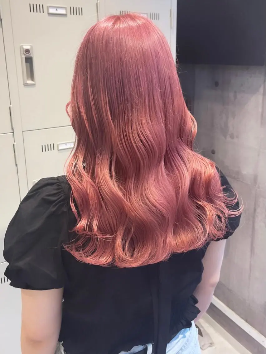 ロング カラー パーマ ヘアアレンジ メンズ キッズ ネイル マツエク・マツパ アイブロウ レイヤー/ダブル カラー/YURINAのヘアスタイル