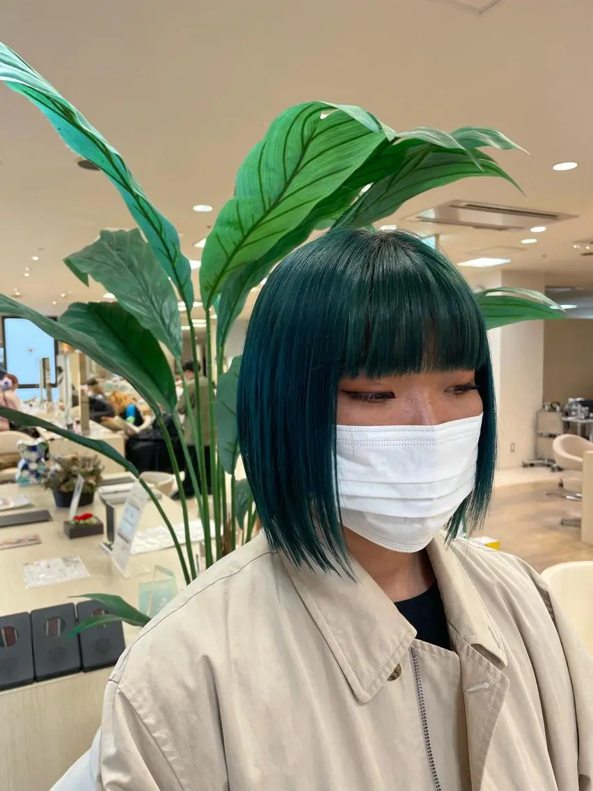 ミディアム カラー カット ヘアカラー トリートメント ヘッドスパ ヘアセット モデル様募集中 /REIRIのヘアスタイル