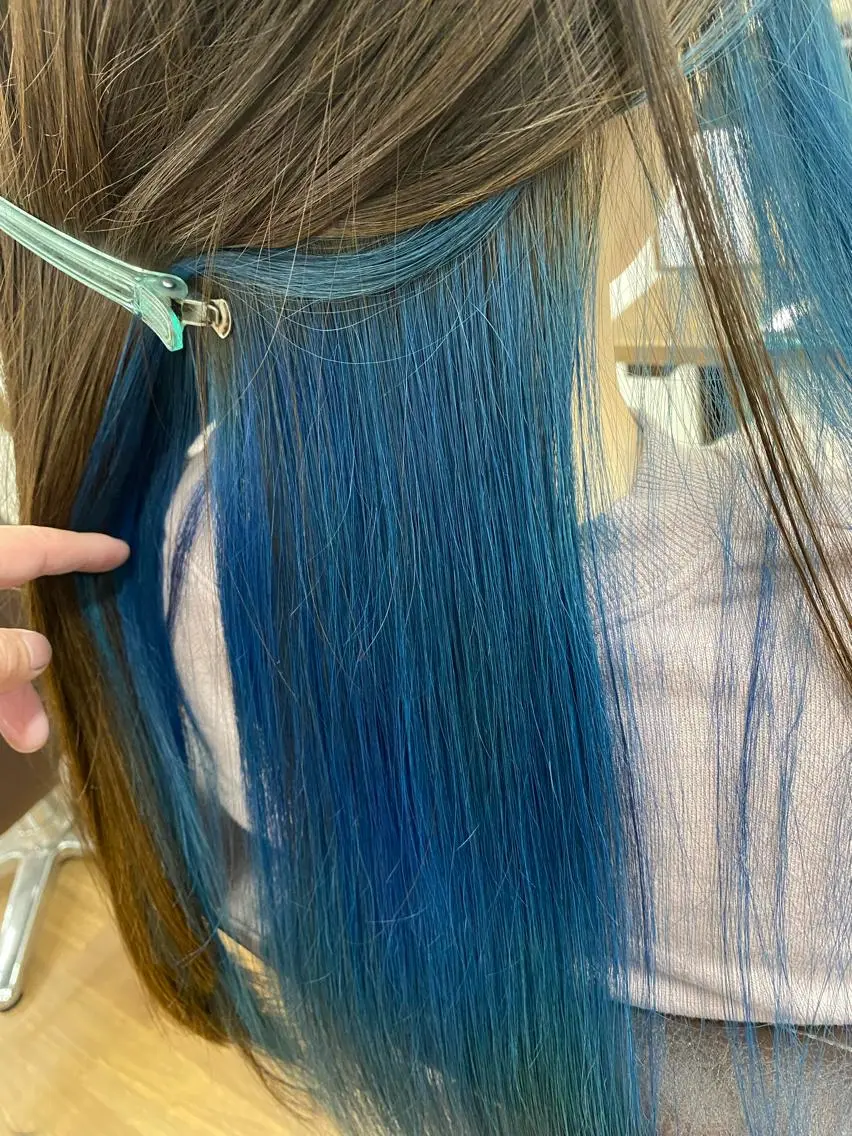 ロング カラー 森田 滉平のヘアスタイル