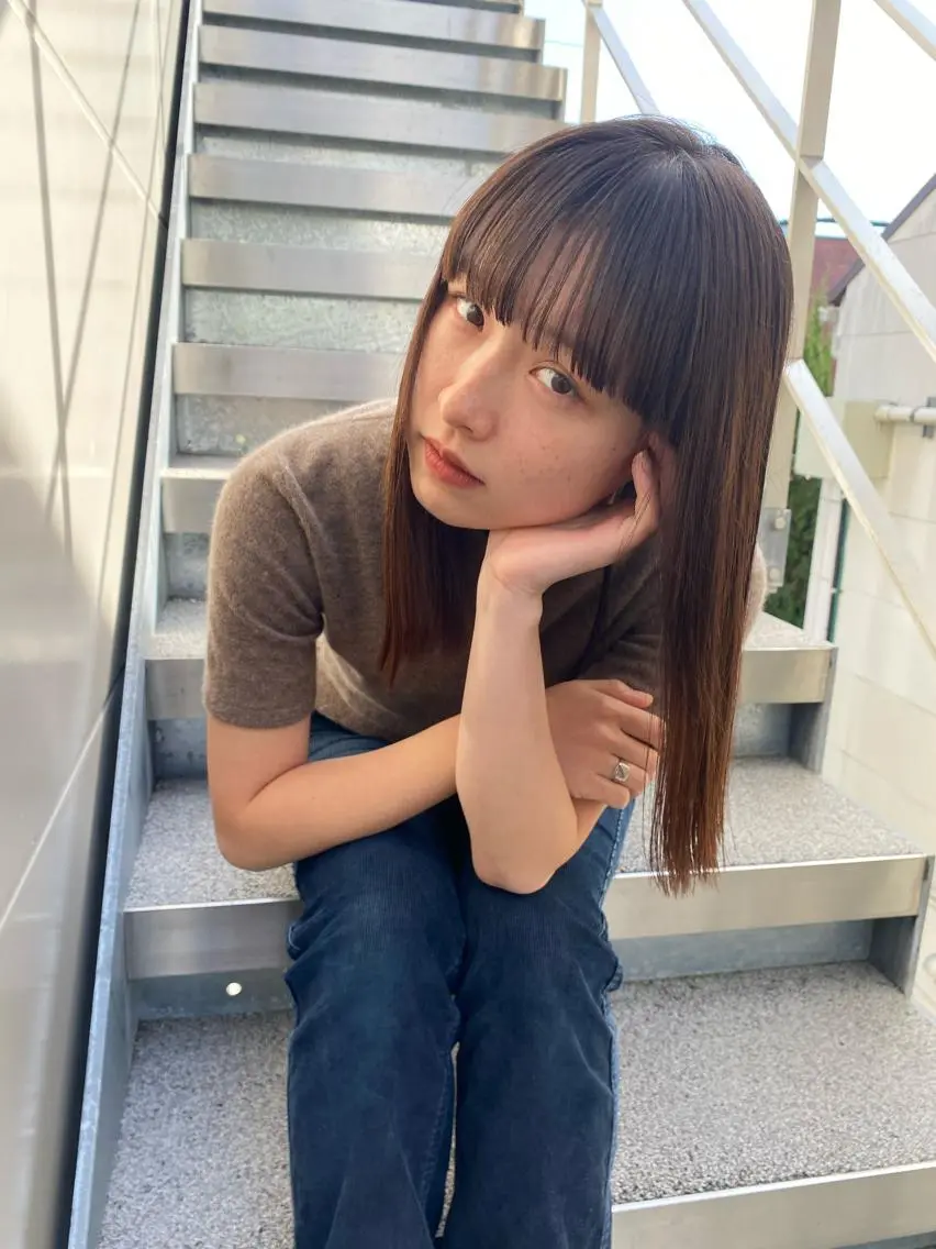 ミディアム カラー 当日予約大歓迎💗 依田瑞希のヘアスタイル