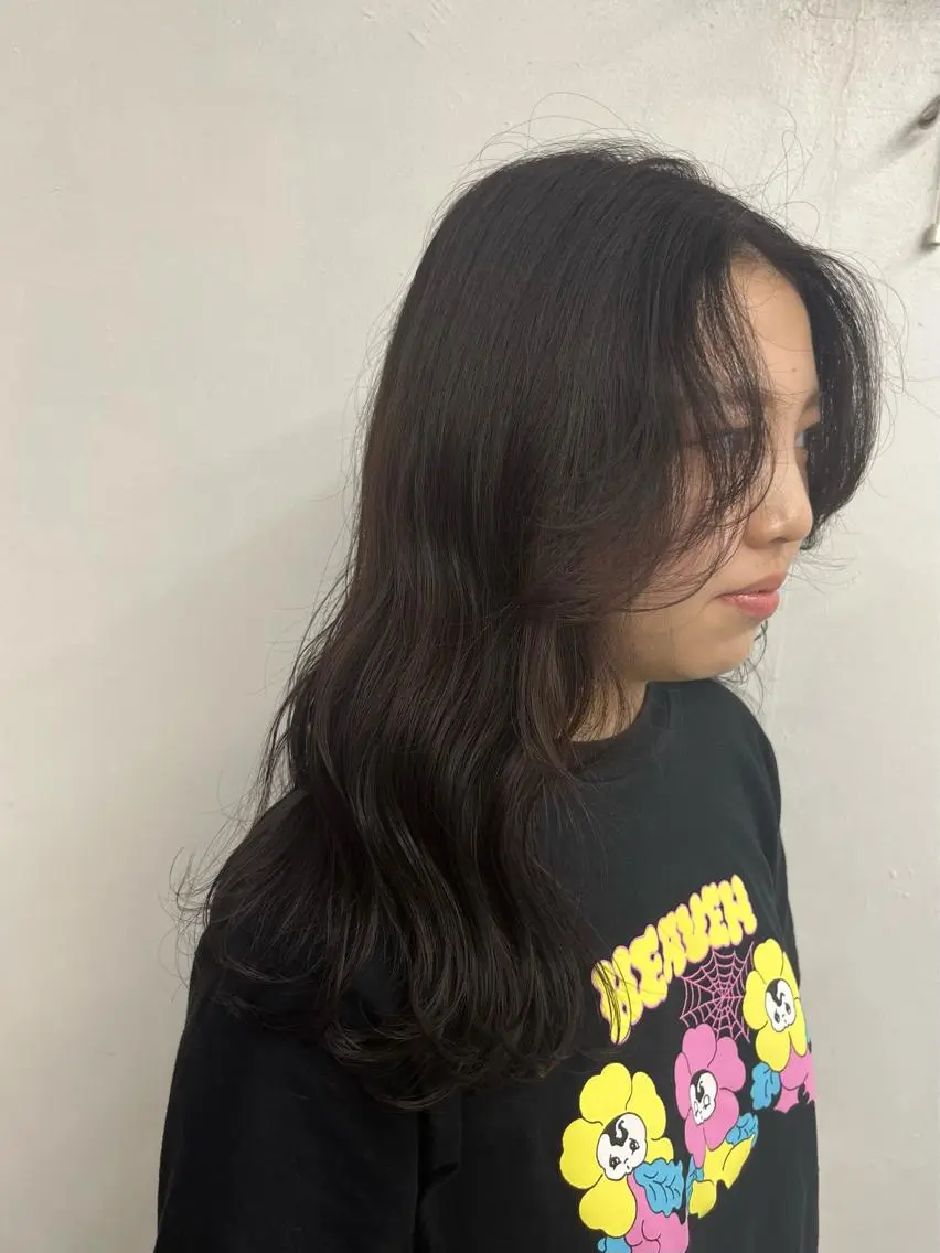 ロング カラー ヘアカラー トリートメント yuuna ✮ door whiteのヘアスタイル