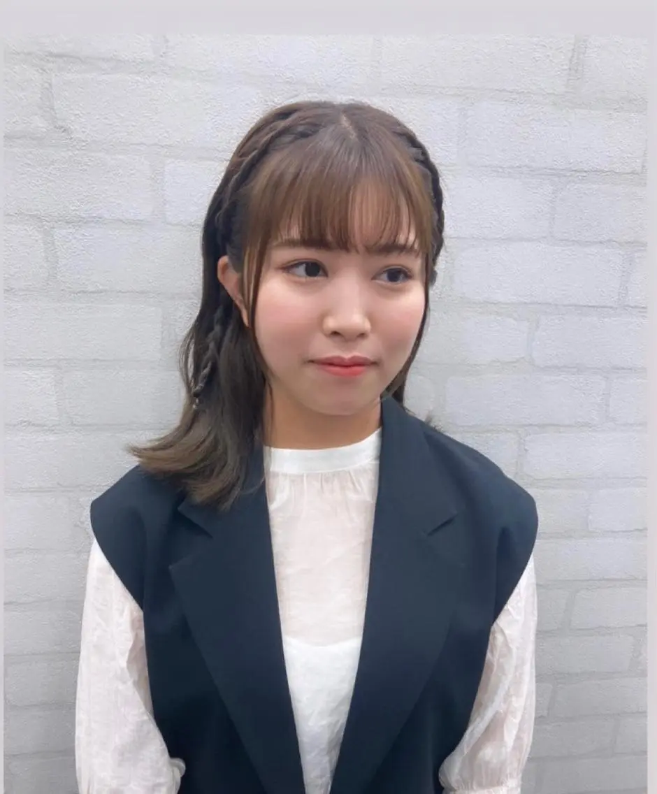 ミディアム ヘアアレンジ 韓国風ヘア 韓国メイクサロン YUKINA東京のその他イメージ