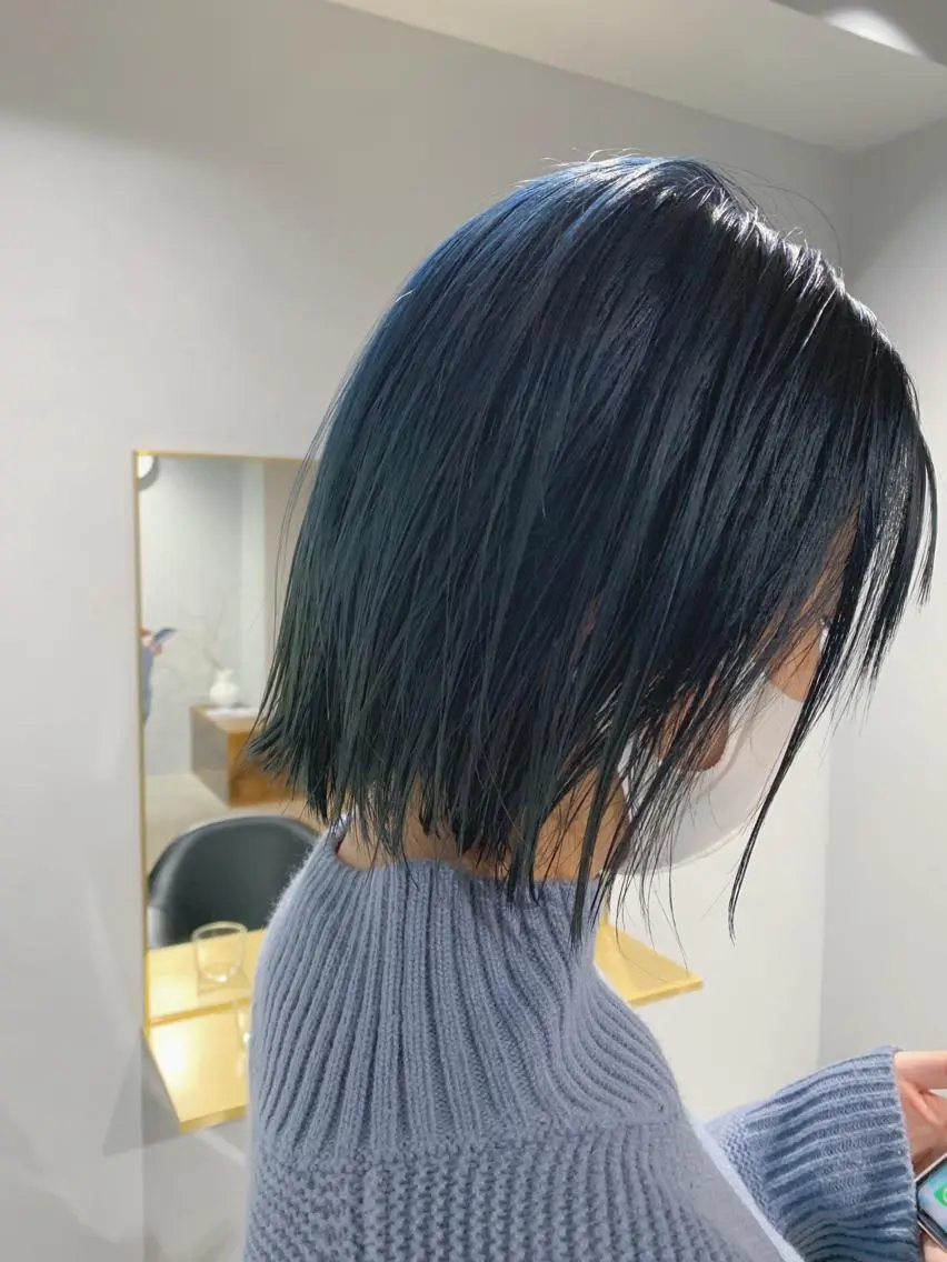 ショート ボブパーマコテ巻き風 パーマNo1深江秀平のヘアスタイル