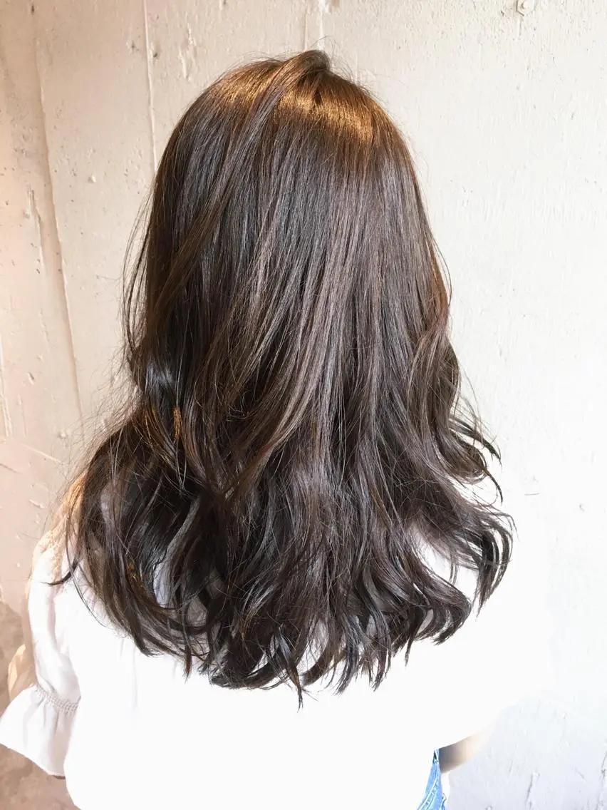 ロング カラー ベージュカラー レイヤー/大人メンズ パーマ🌀 平島拓也のヘアスタイル