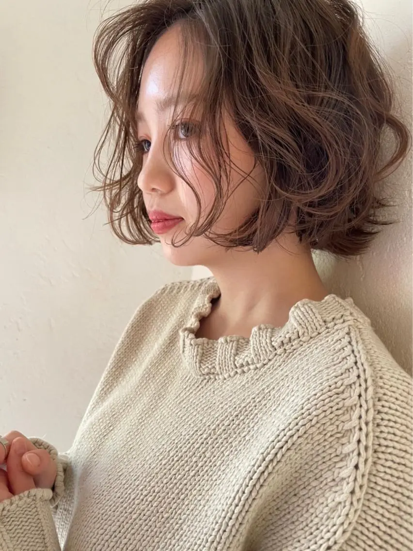 ショート ボブ 井上 真利のヘアスタイル