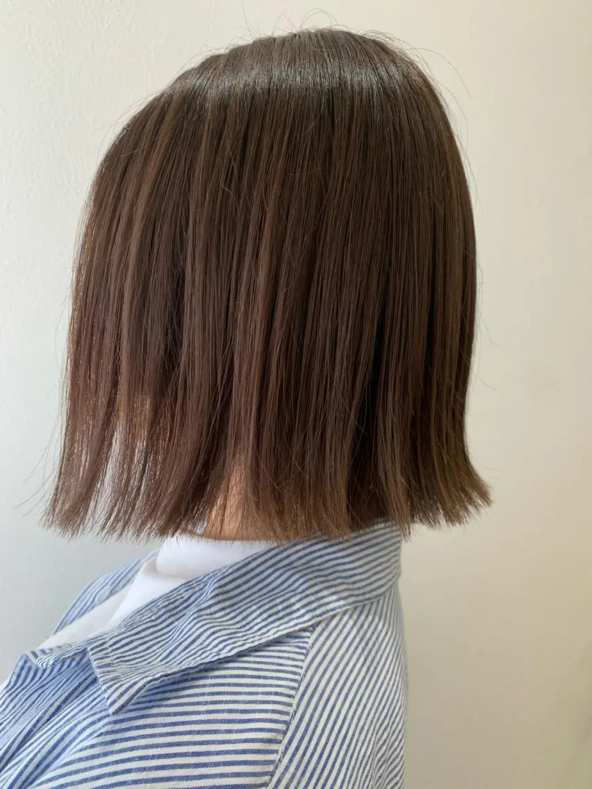 ショート カラー ベージュカラー ブリーチ 透明感カラー ブリーチなしカラー hubhair レイヤー/透明感のヘアスタイル