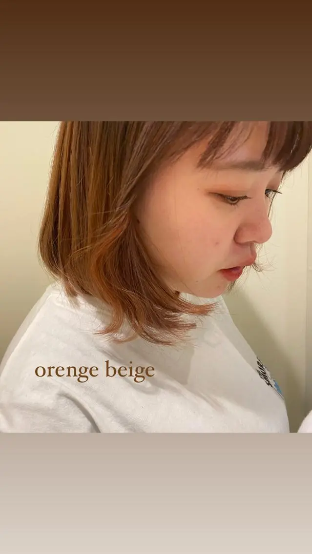 カラー ヘアカラー 奈良 彩華のヘアスタイル