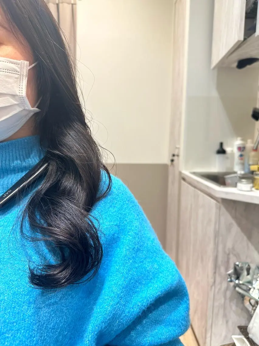 ロング パーマ カット パーマ トリートメント 平田 たかしのヘアスタイル