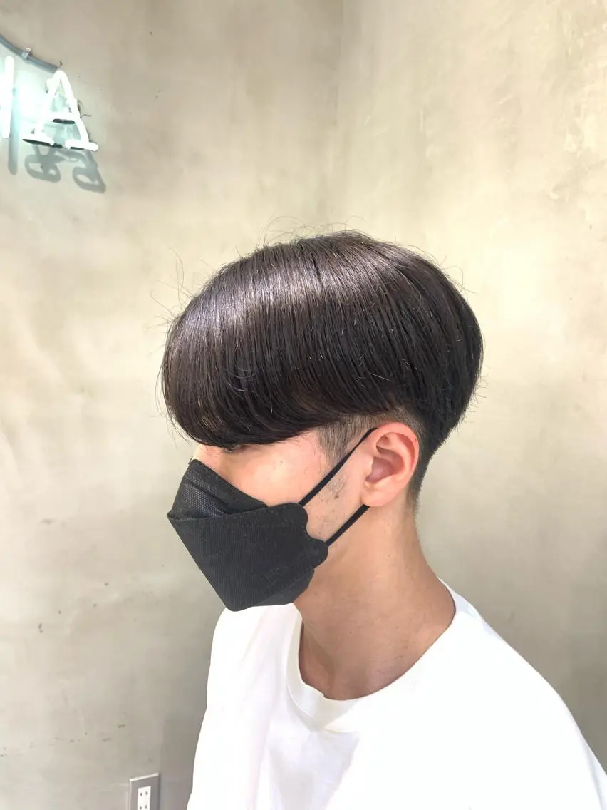 メンズ センターパート メンズ韓国風 カット トリートメント ✨メンズスタイル✨ Daiのヘアスタイル
