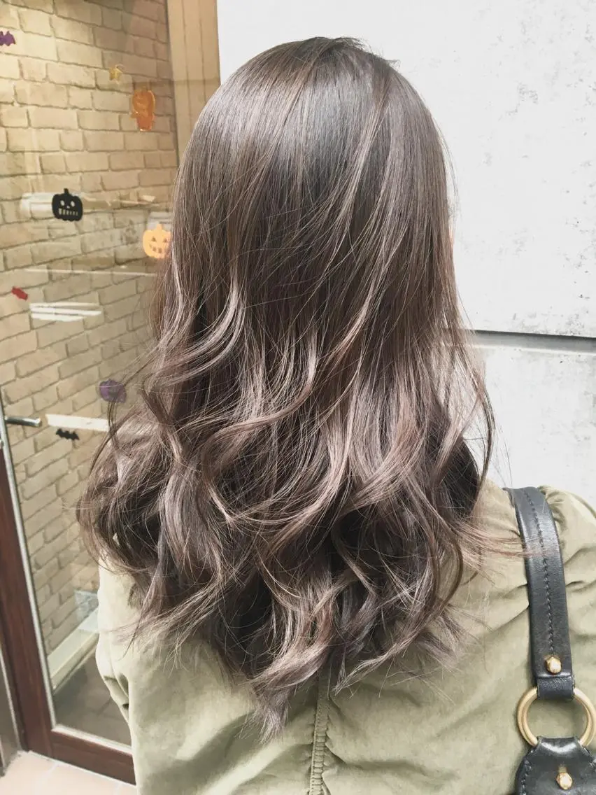 ミディアム セミロング ロング カラー ヘアアレンジ ベージュカラー グレージュ 外国人風カラー 👑指名率No.1 👑坂口飛翔のヘアスタイル