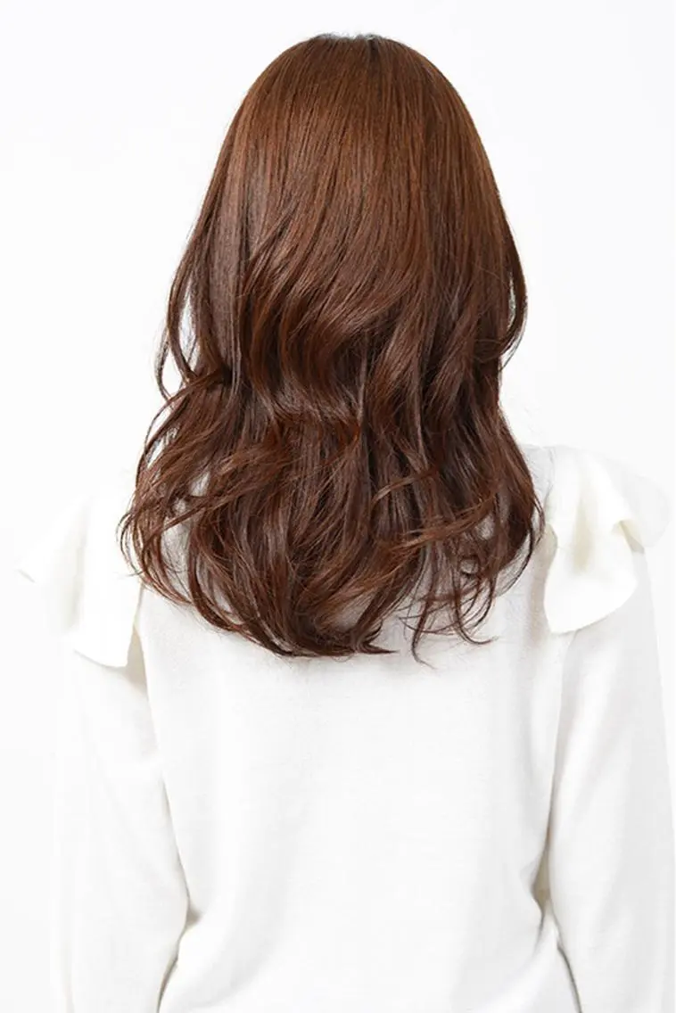 セミロング カラー パーマ EARTH検見川浜 鈴木学のヘアスタイル