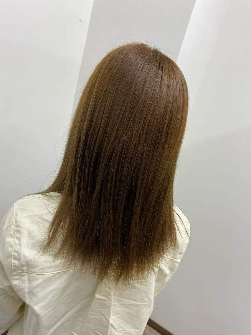 ミディアム カラー Sherry大国町 HIKARUのヘアスタイル