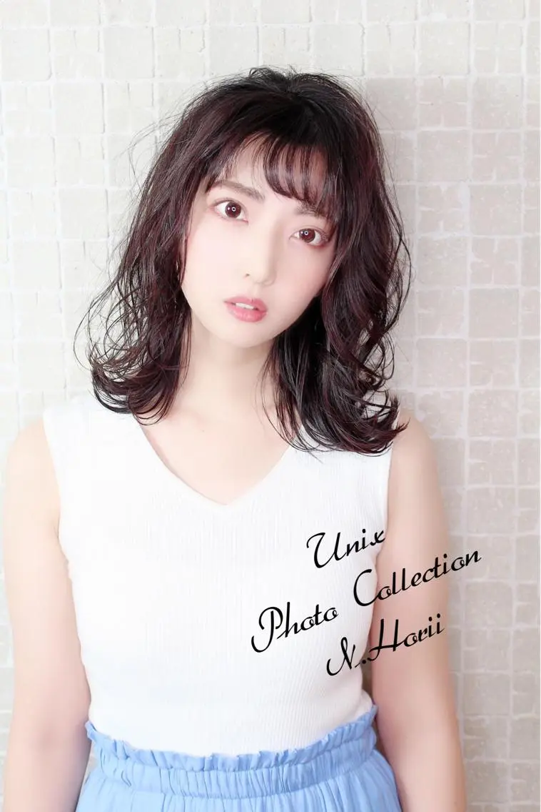 ミディアム カラー ヘアアレンジ UNIX N.horiiのその他イメージ