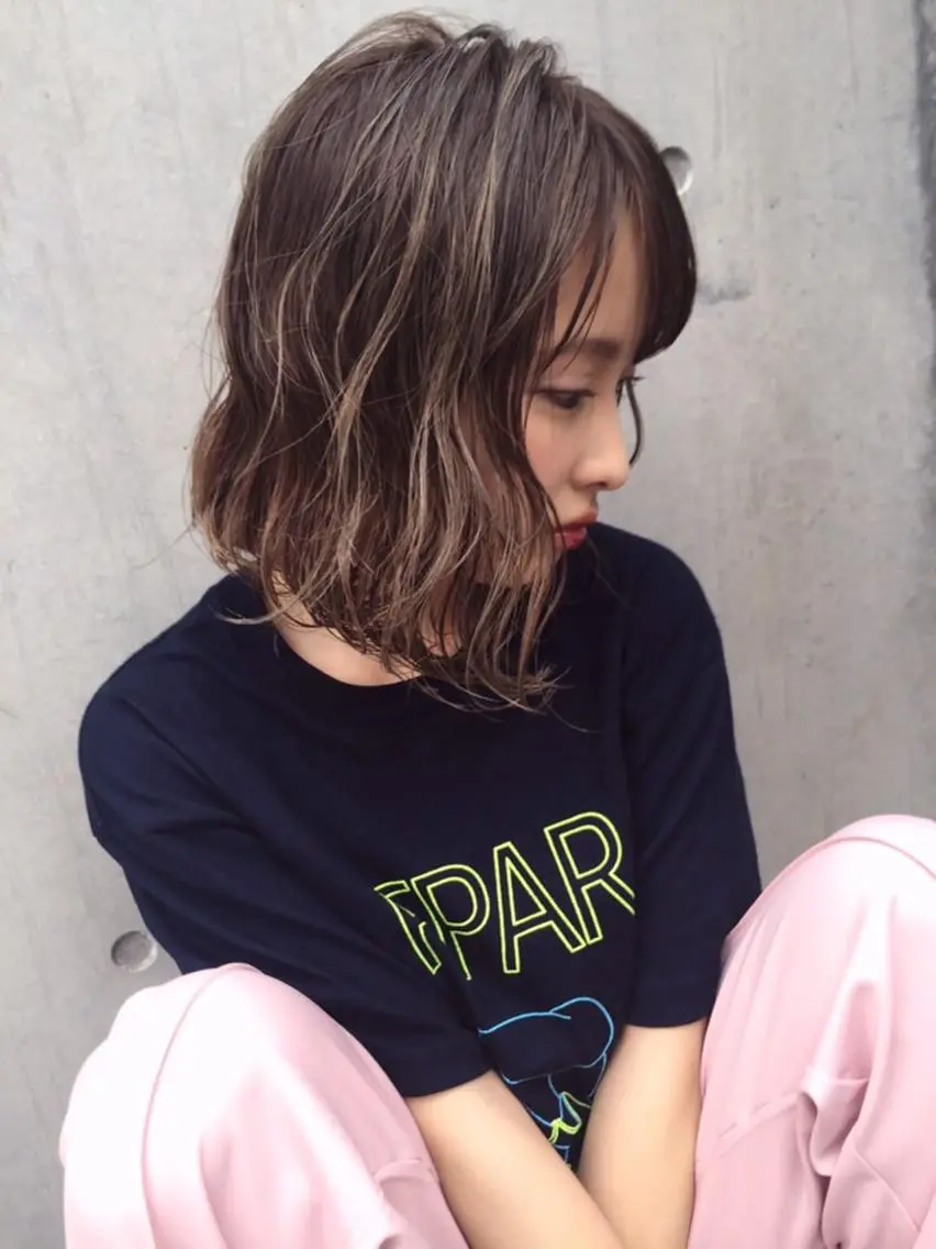 ショート ミディアム セミロング ロング カラー パーマ ヘアアレンジ メンズ キッズ ☔️髪質改善🉐割✨ 🐸“ever”🐸のヘアスタイル