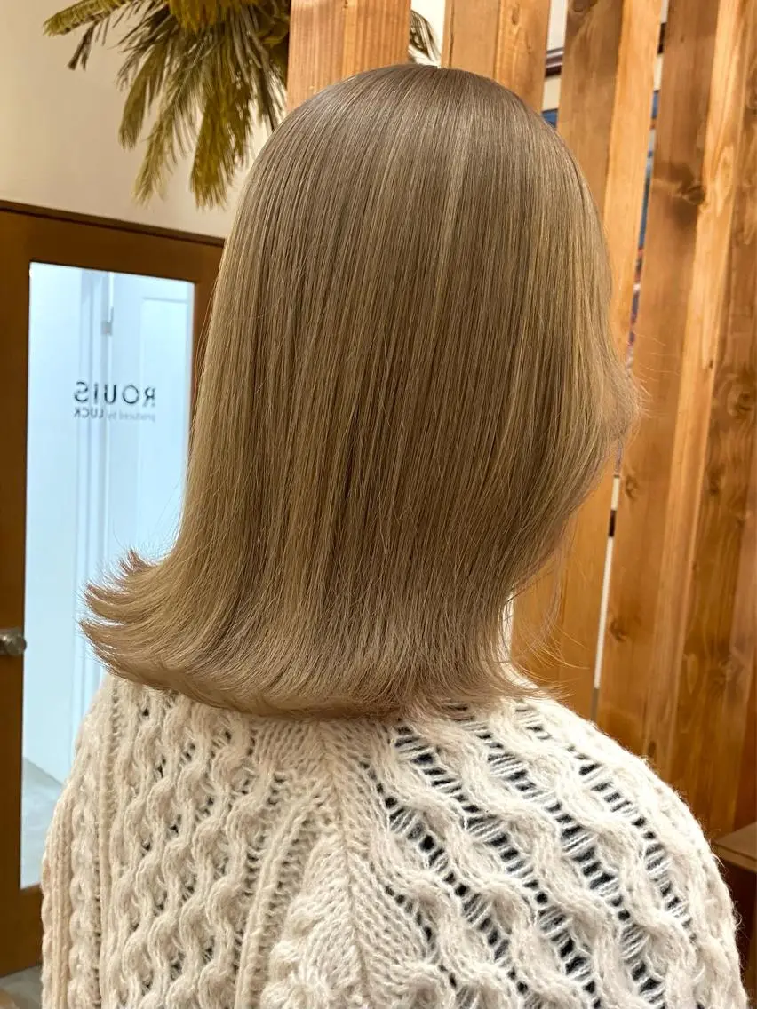 ミディアム カラー 馬場 涼平のヘアスタイル