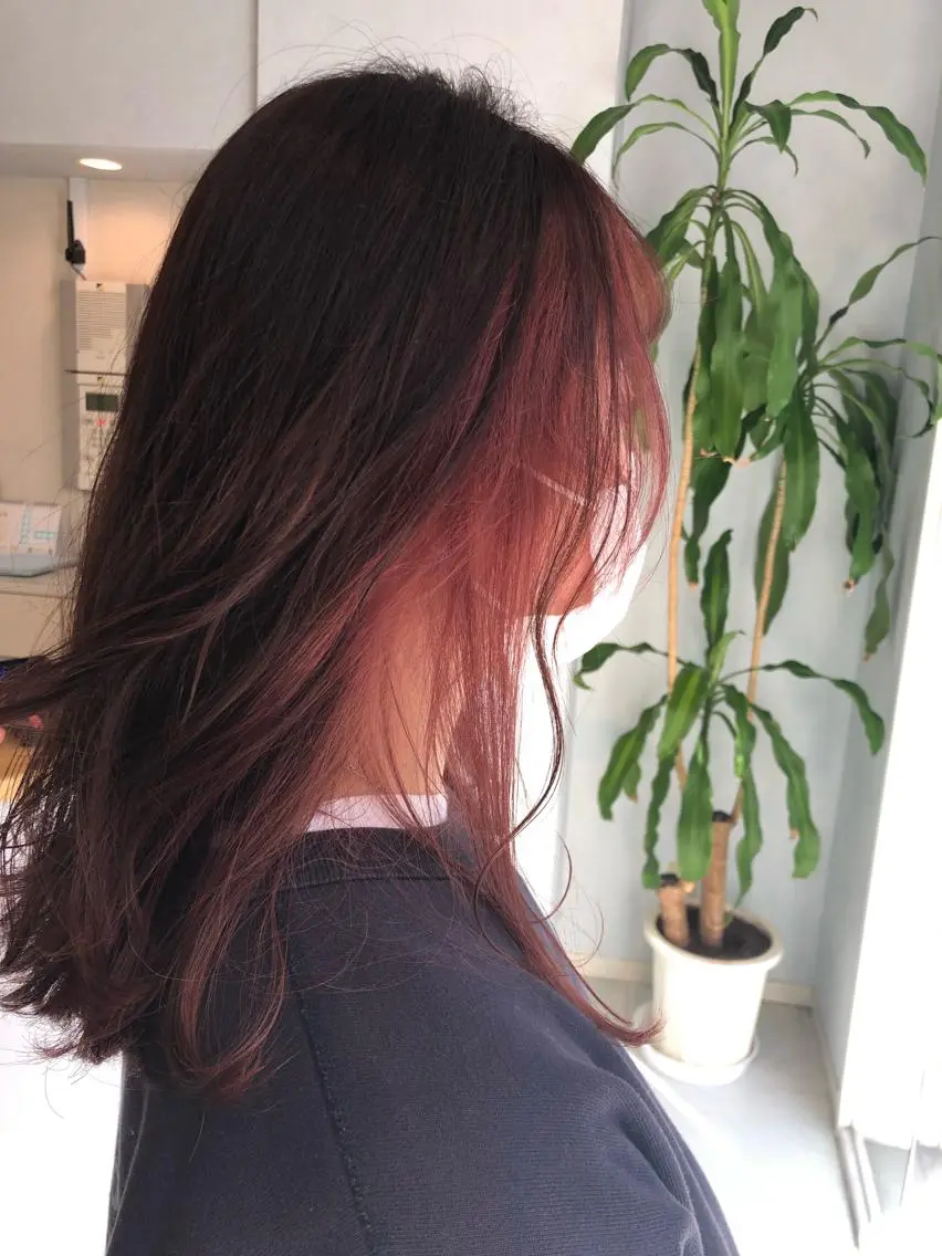 セミロング ヘアカラー トリートメント 阿部 美咲のヘアスタイル