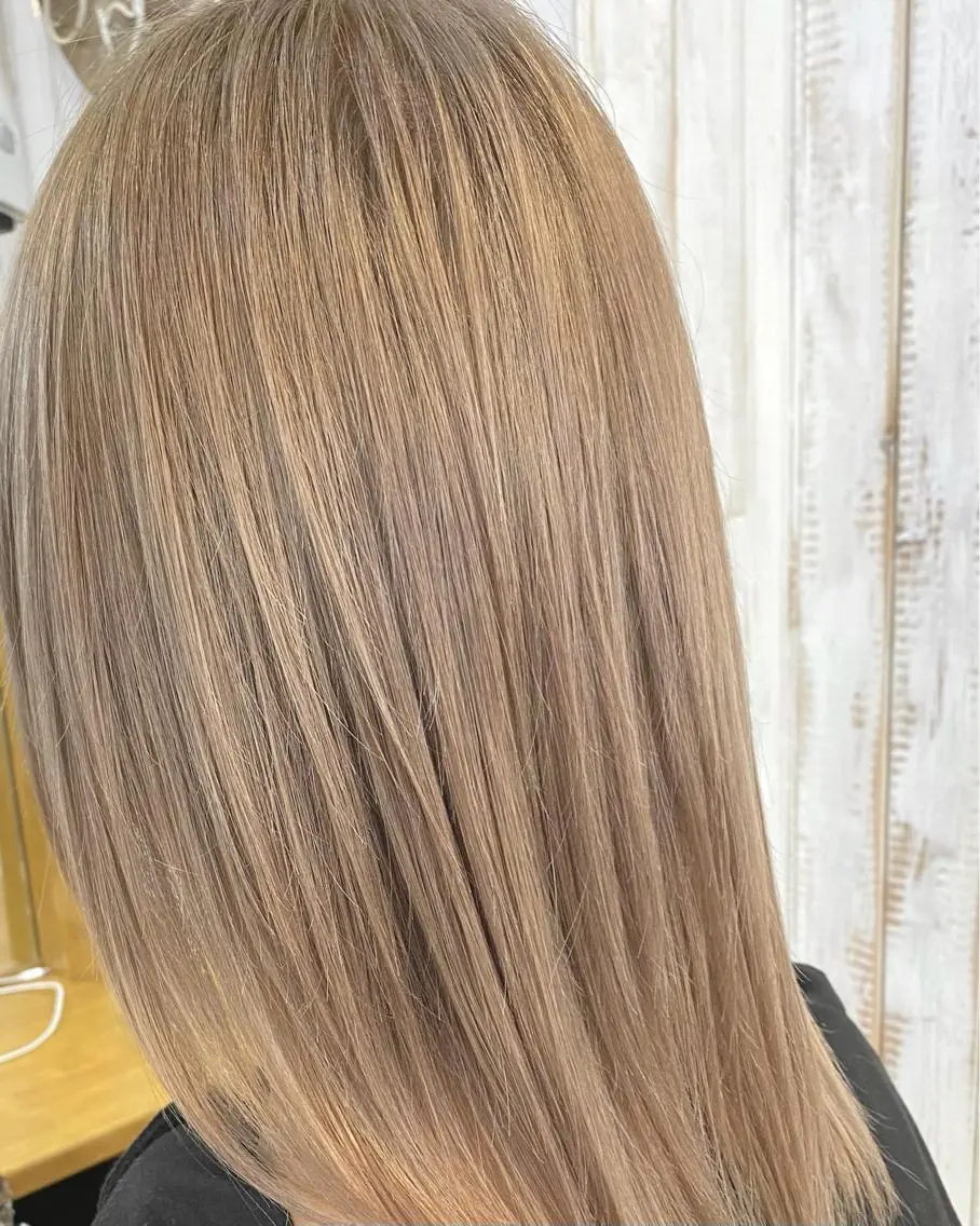 セミロング カット 縮毛矯正 【🉐学割】応援📣 ミニモ限定🤩千 田のヘアスタイル