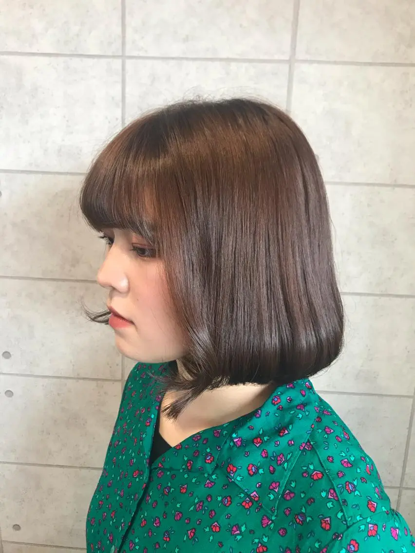 ショート カラー 烏丸韓国ヘア🇰🇷 ayaka🎀のヘアスタイル