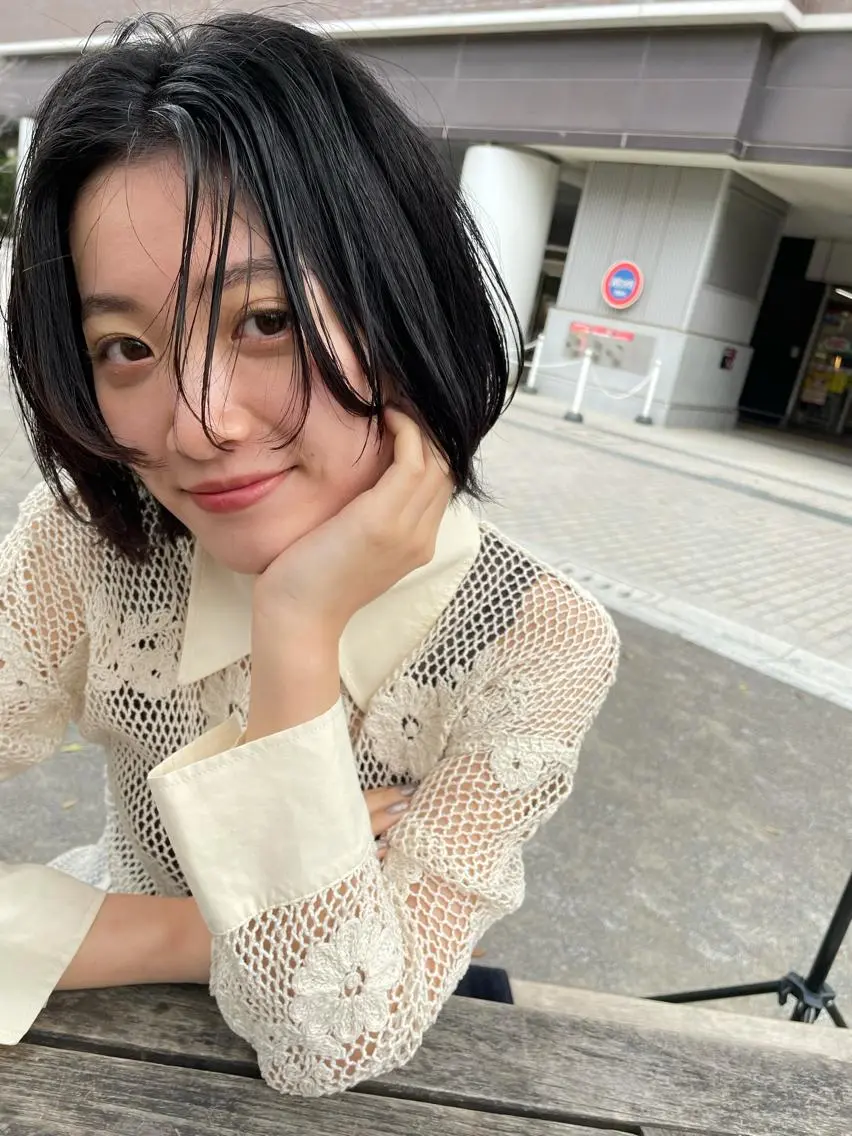 ショート ボブ レイヤースタイル⭐️ 村上のヘアスタイル