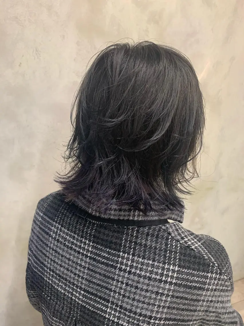 カラー バイオレットカラー ヘアカラー トリートメント YANO MIZUKIのヘアスタイル