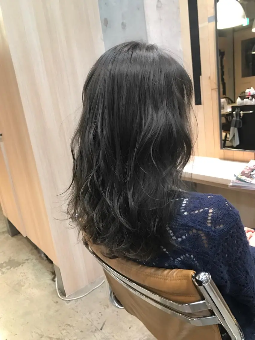 セミロング カラー グレージュ 髪質改善🌟 TAKERUのヘアスタイル