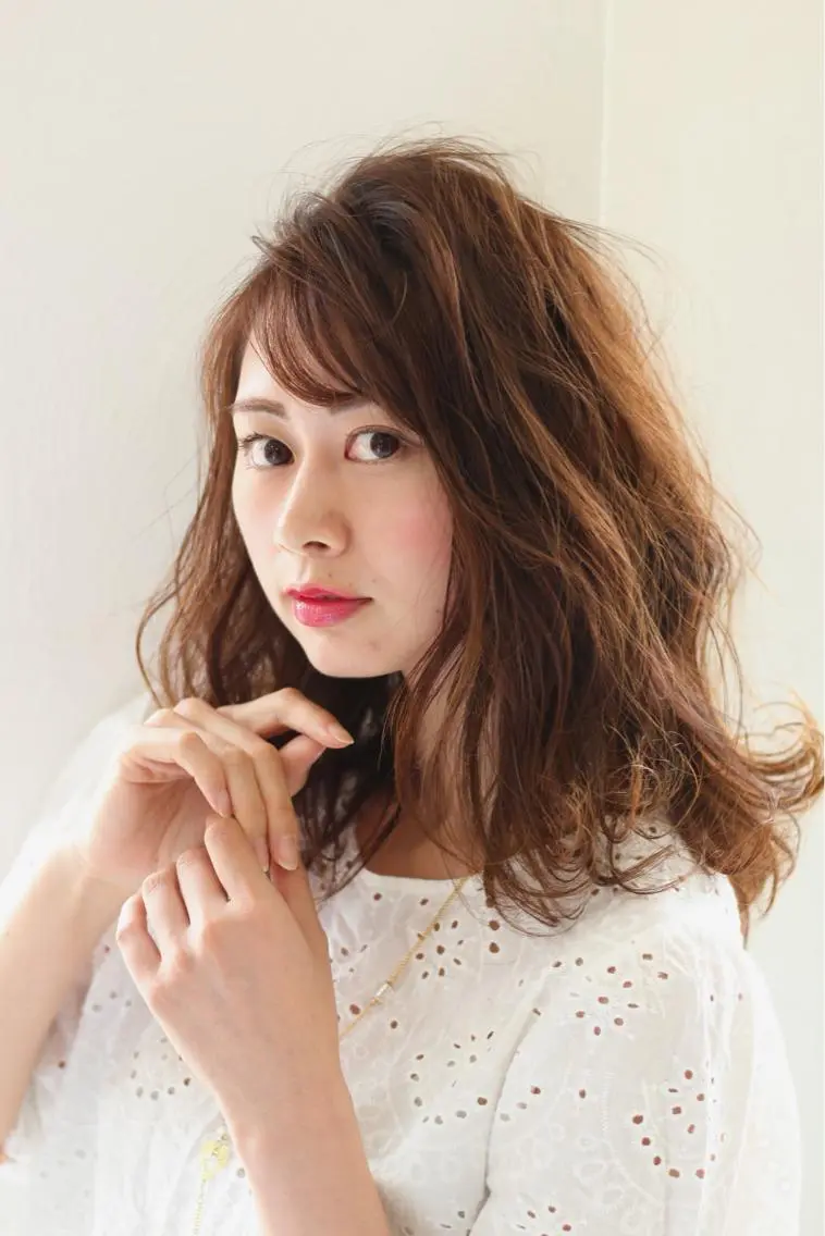 ミディアム 植野/新宿 高田馬場のヘアスタイル