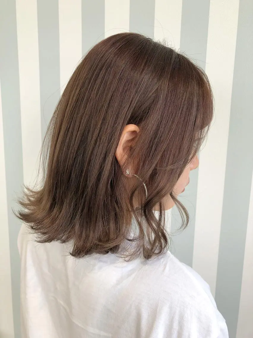 ミディアム ヘアカラー レイヤー⭐️カラー ⭐️平川雅史のヘアスタイル