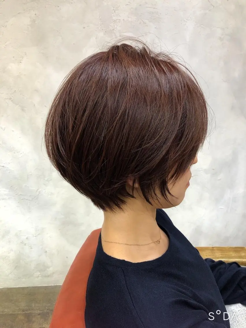 ショート 髪質改善✨ストレート オグ✂️/ショートのヘアスタイル