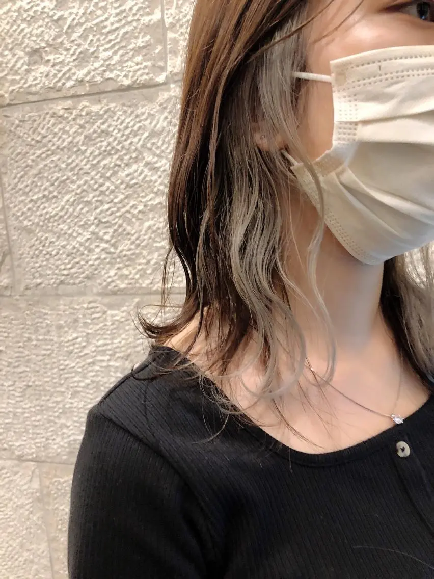 セミロング ショートショートボブ うるはのヘアスタイル