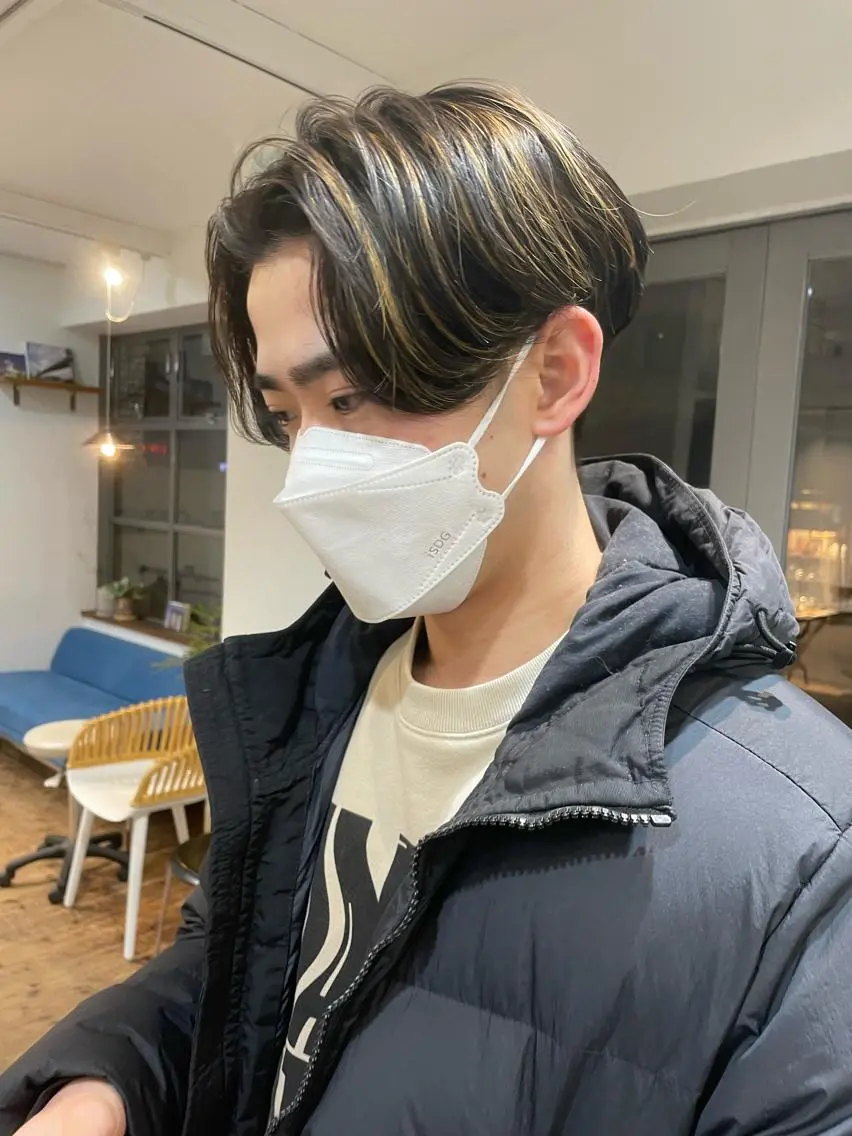 ショート メンズ メンズパーマ 伸ばしかけ ショートカット✂︎ 久保田 航平のヘアスタイル