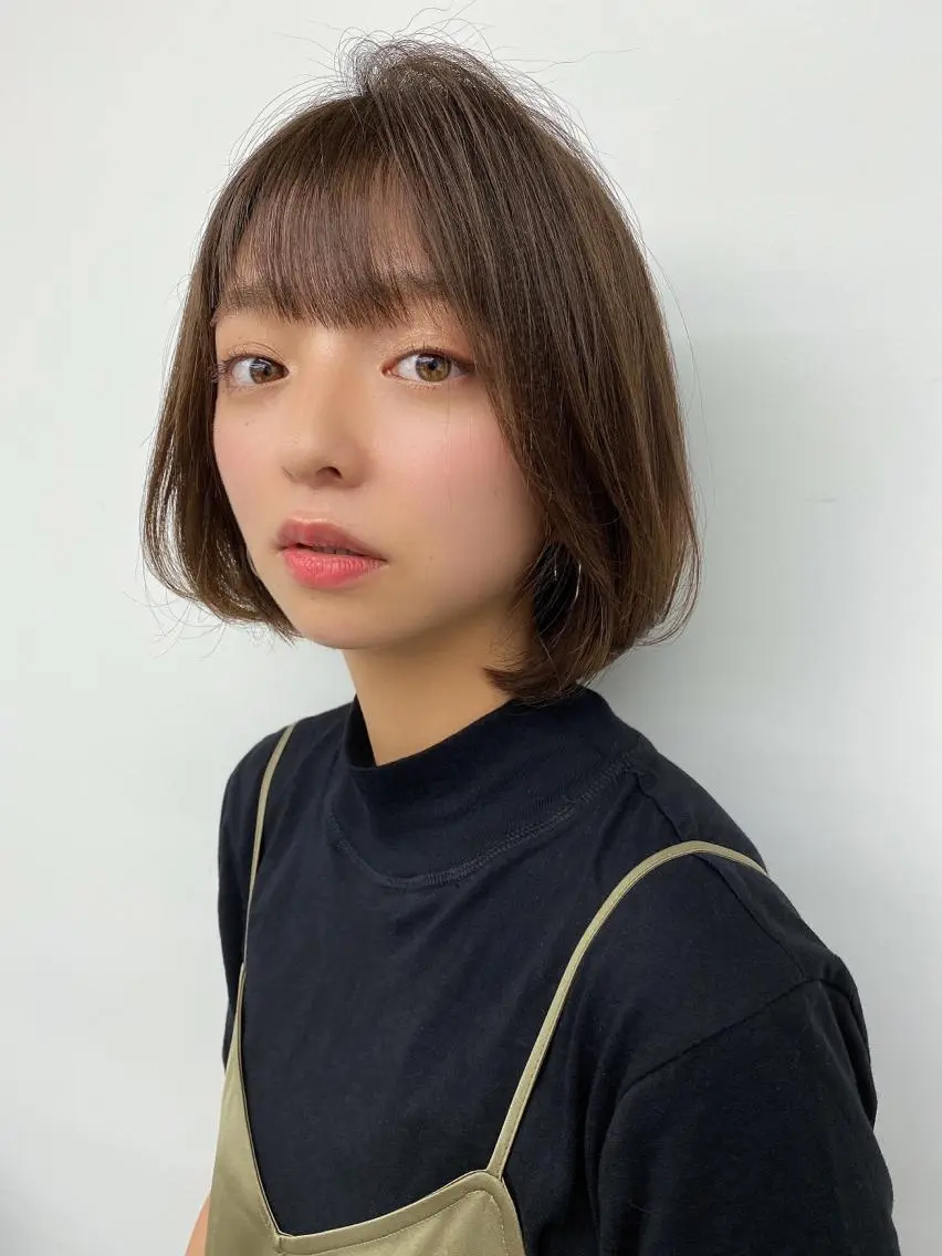 ミディアム カット ✨大人韓国レイヤー ✨吉原 潤✨のヘアスタイル