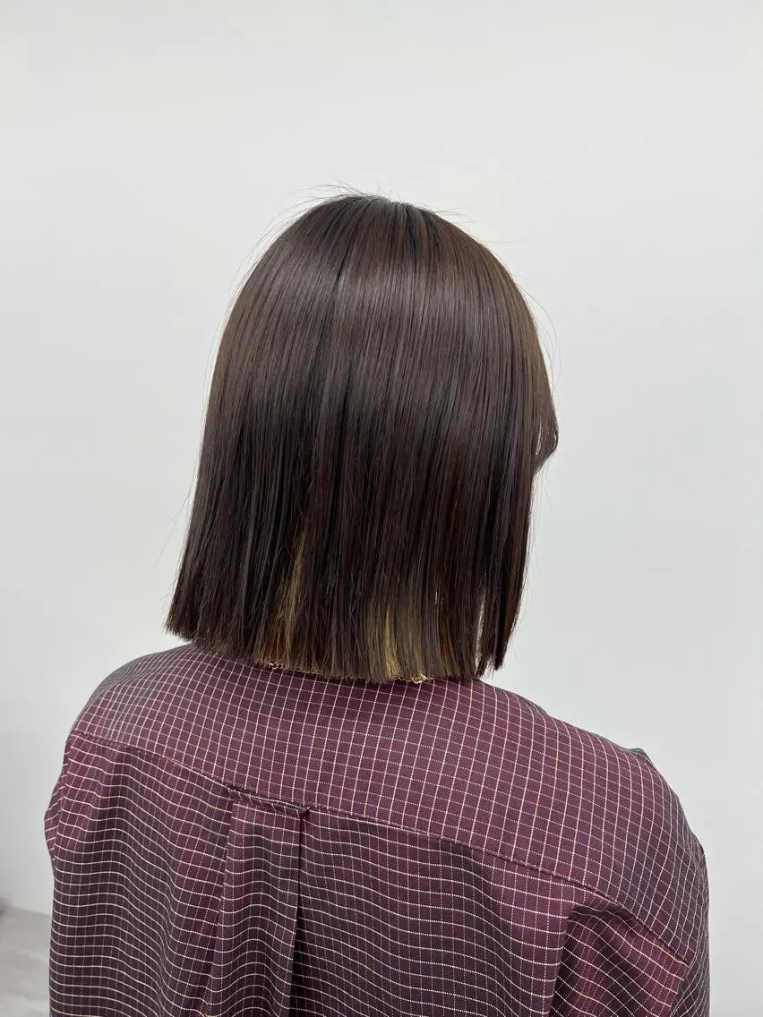 ショート 切りっぱなしボブ ボブ MYRTLE Mifūのヘアスタイル