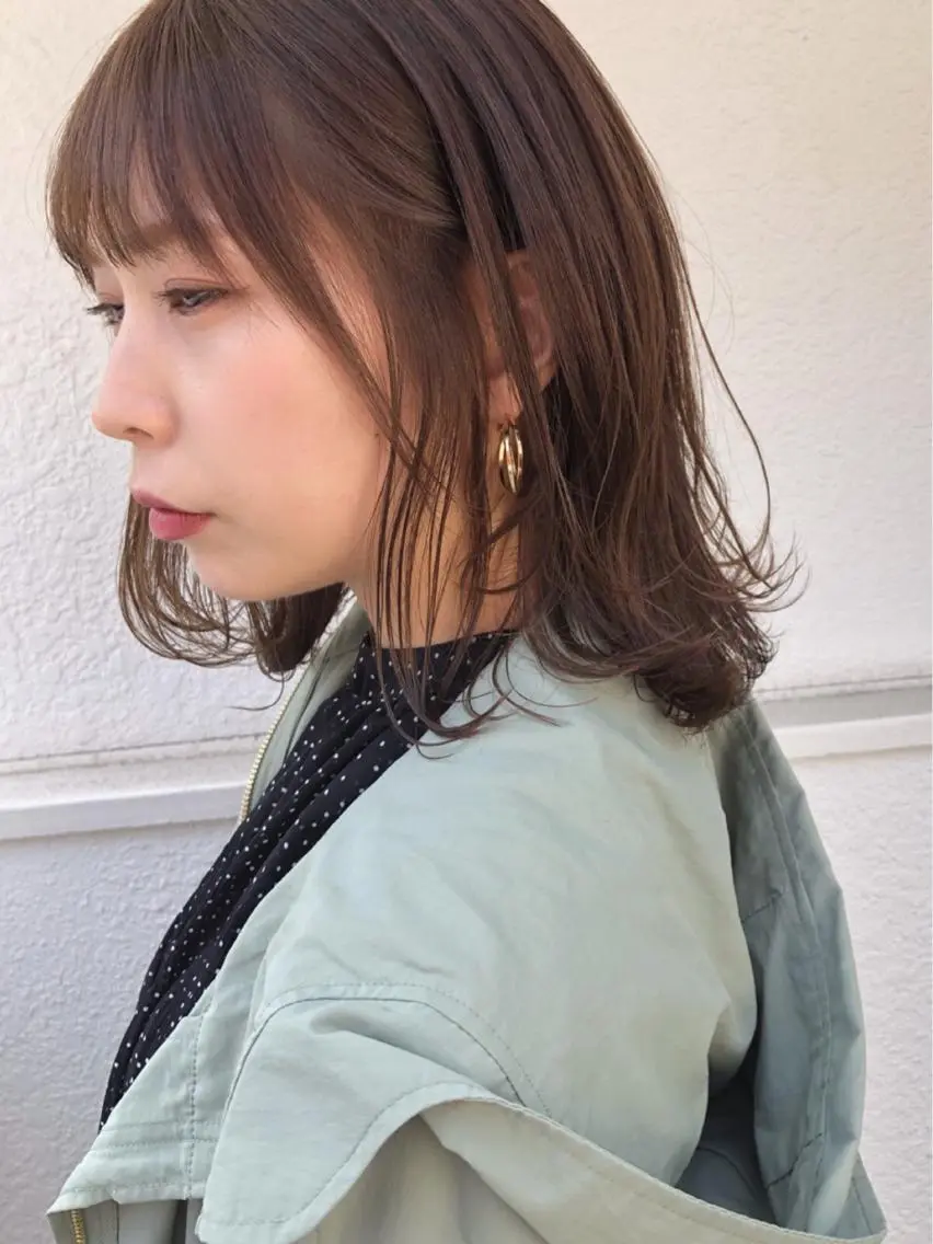 ミディアム peige 斉藤✨大人ヘアー✨のヘアスタイル