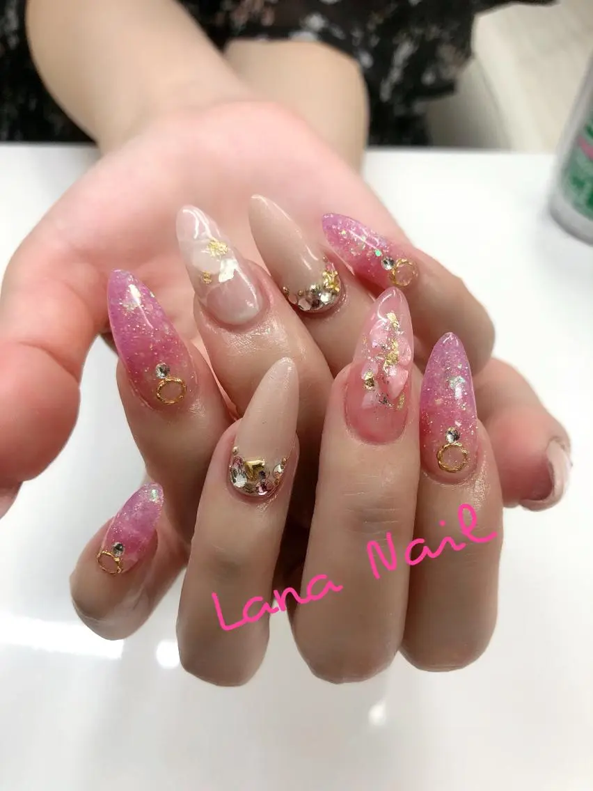 ネイル スカルプネイル Lana Nailのネイルデザイン