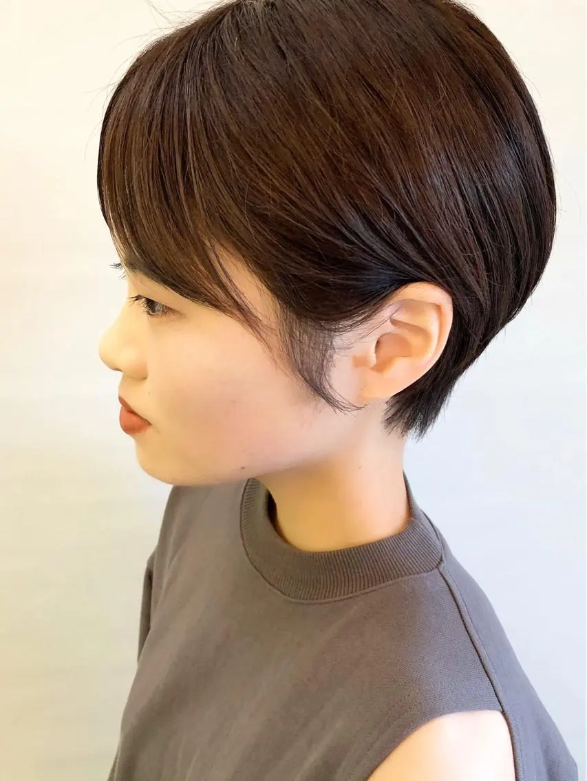 ショート カラー ショートヘア 齋藤 咲のヘアスタイル