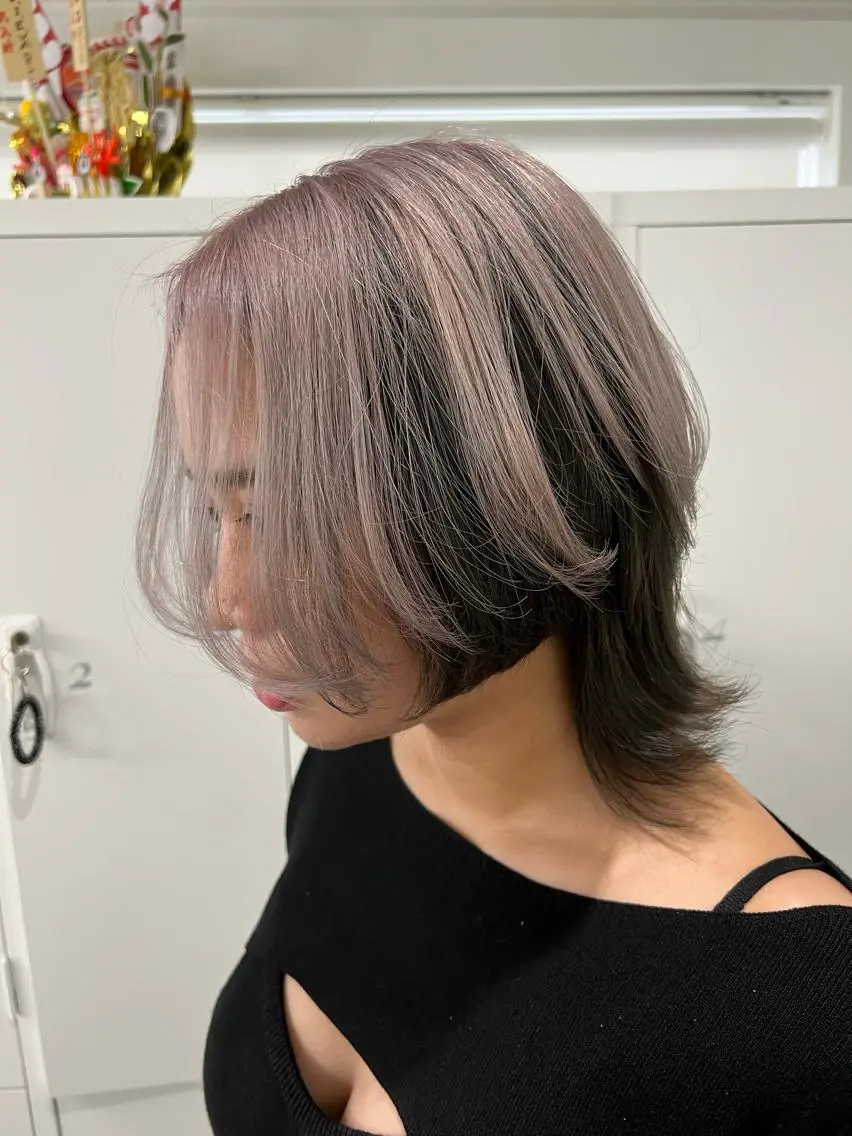 ショート 艶髪🫧髪質改善 縮毛矯正✨影山湧市のヘアスタイル