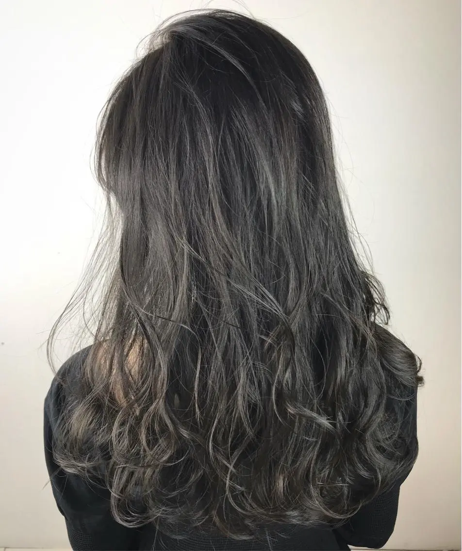 セミロング MORISAKI ✂︎縮毛矯正のヘアスタイル