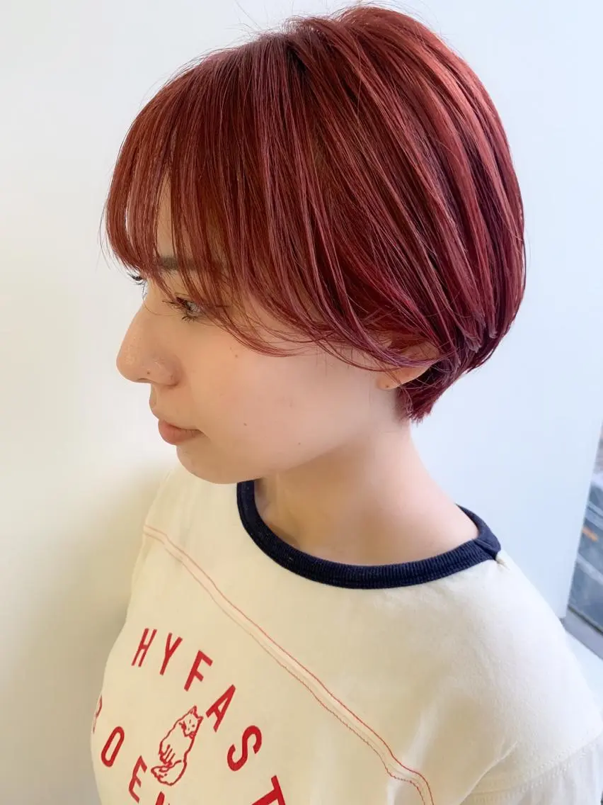 ショート 💜ショート💜 ウルフ、ボブ二色亜美のヘアスタイル